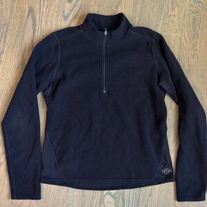 Kids Black Quarter-Zip Top